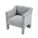 Barrel Accent Chair With Enclosed Arms