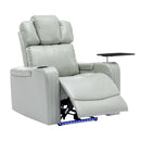 Power Recliner Theater Chair With Cooling Cup Holder, Bluetooth Speaker, LED Lights, USB Ports