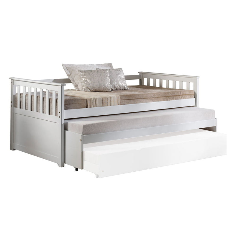 Cominia - Twin Daybed (Trundle Not Included, Bed Only, No Storage) - White