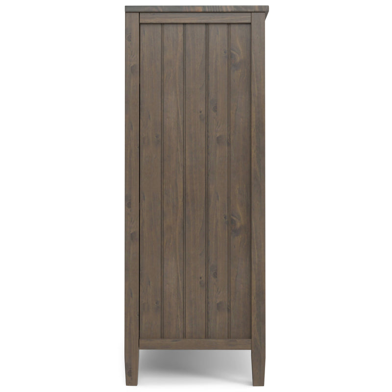 Lev - Medium Storage Cabinet - Smoky Brown