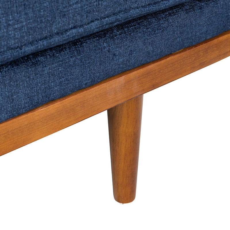 Retro Modern Loveseat With Button Tufted Upholstery