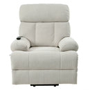 Oversized Power Lift Recliner Chai With Remote Control, Side Pocket, Spacious Seat