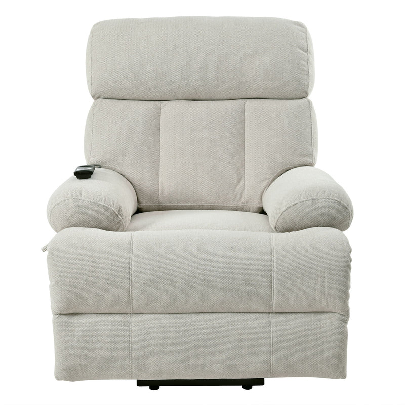 Oversized Power Lift Recliner Chai With Remote Control, Side Pocket, Spacious Seat