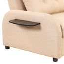 Versatile Pull Out Sofa Sleeper 3 In 1 With Wing Table & USB Charge, Compact Design