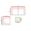 Outdoor Wicker Conversation Set With Cushions, All Weather