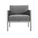 Hargrove - Club Chair - Silver / Gray