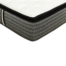 Premium 14" Queen Size Hybrid Mattress In A Box Plush Gel Memory Foam Top With Cooling Technology - Gray / White