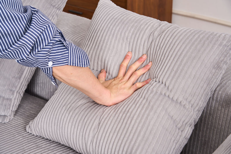 Combined 3 Seater Sofa With 4 Pillows