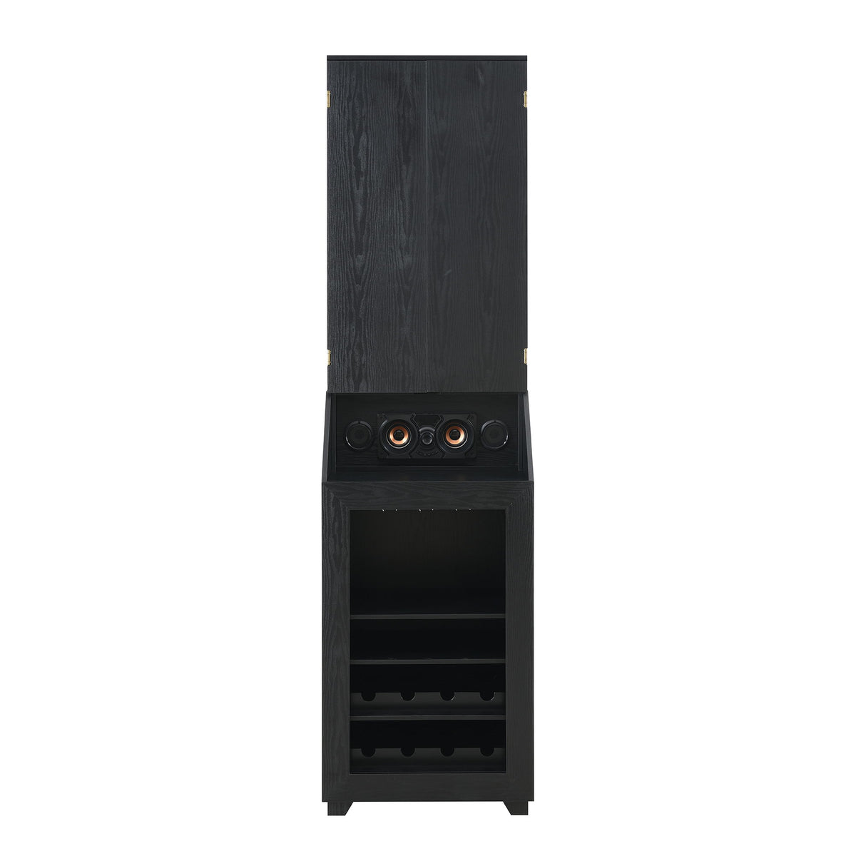 Hurricanes Dartboard Cabinet With Speaker And LED in Black by Elements International, view 10