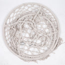 Macrame Hanging Hammock Chair With Cushion, Cotton Rope Swing For Indoor And Outdoor Use, 330 Lbs Capacity - Beige