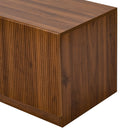 TV Stand, Media Console With Adjustable Shelves - Walnut