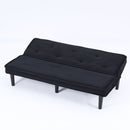 Versatile Corduroy Sofa Bed With Solid Wood Frame