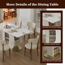 Dining Table Set With Storage, Includes Chairs For Kitchen