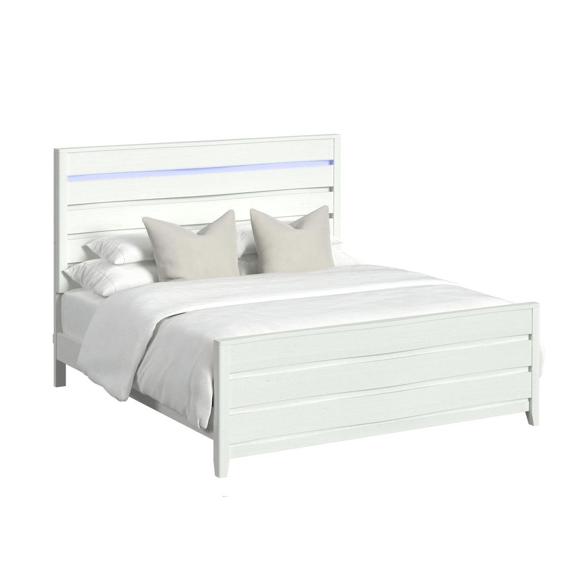 Tobias Bed With LED in Black by Elements International