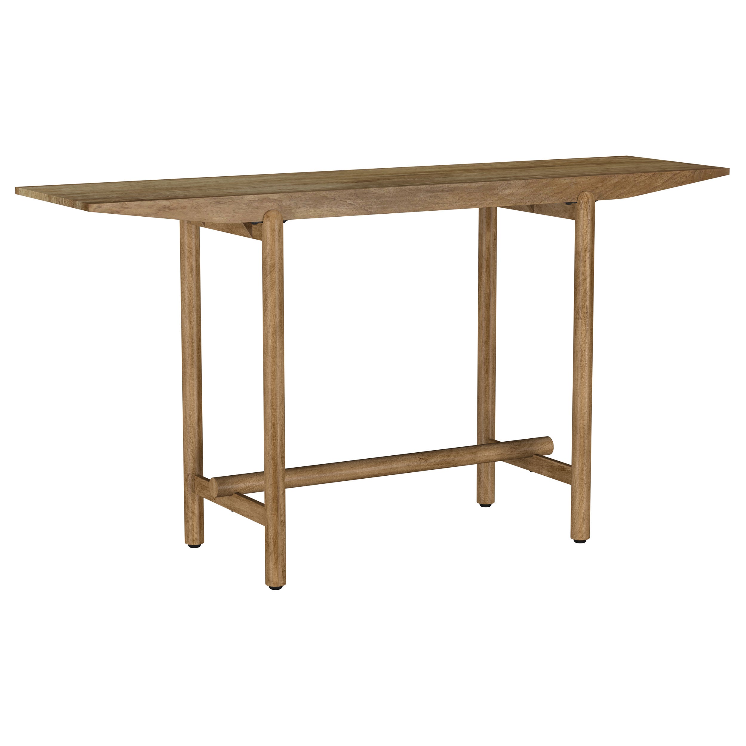 Darius Solid Wood Entryway Console Table Natural Mango — view 1