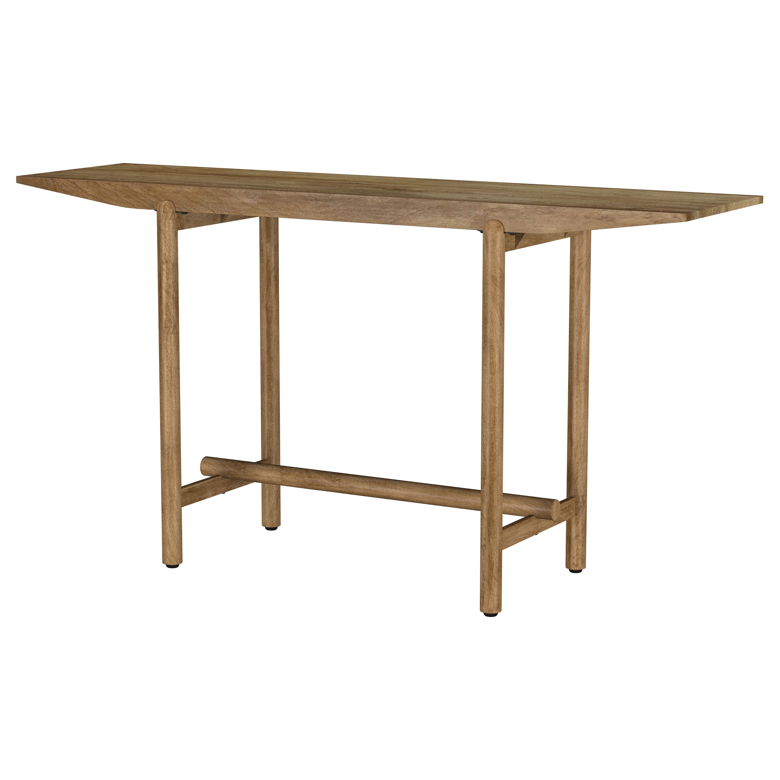 Darius Solid Wood Entryway Console Table Natural Mango — view 8