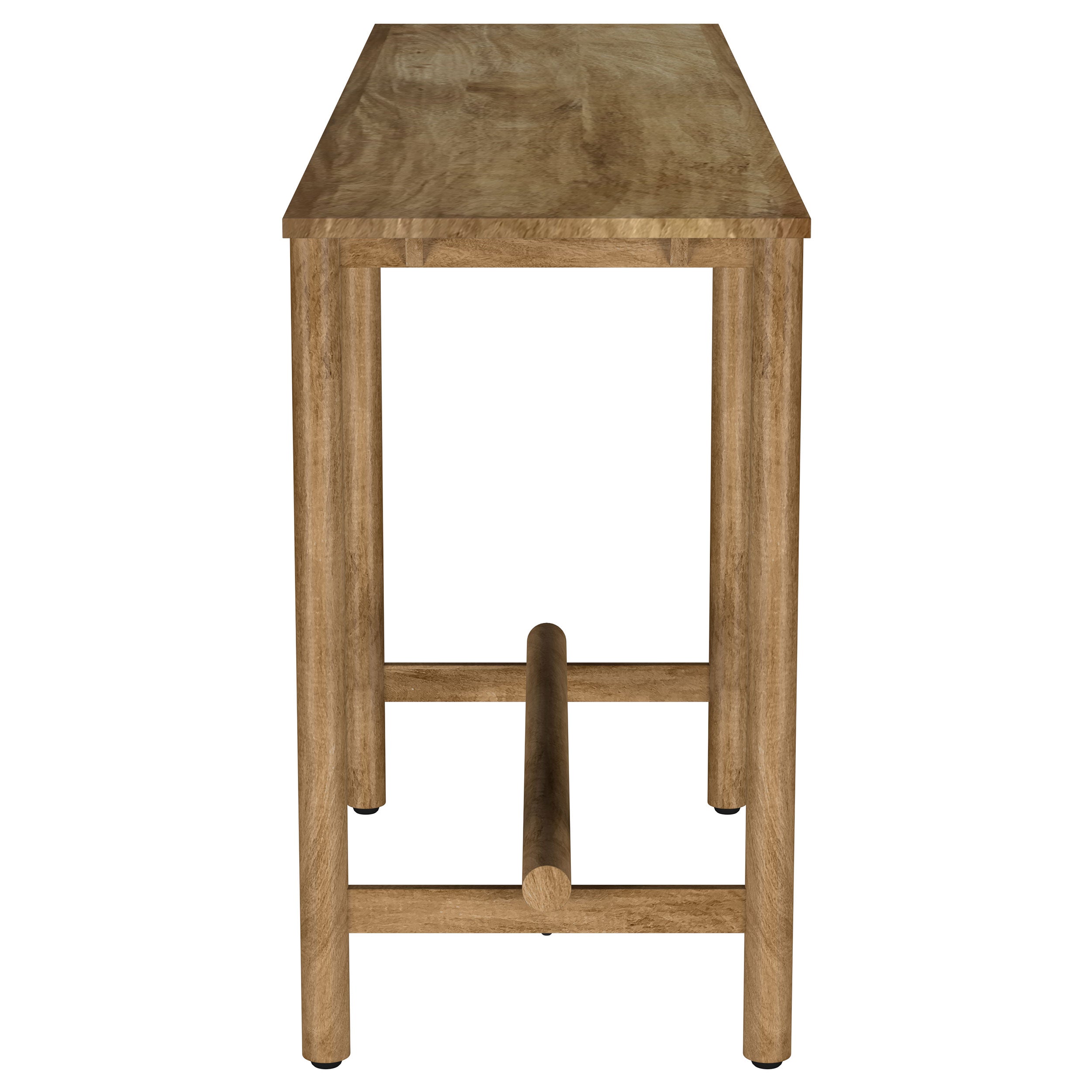 Darius Solid Wood Entryway Console Table Natural Mango — view 9