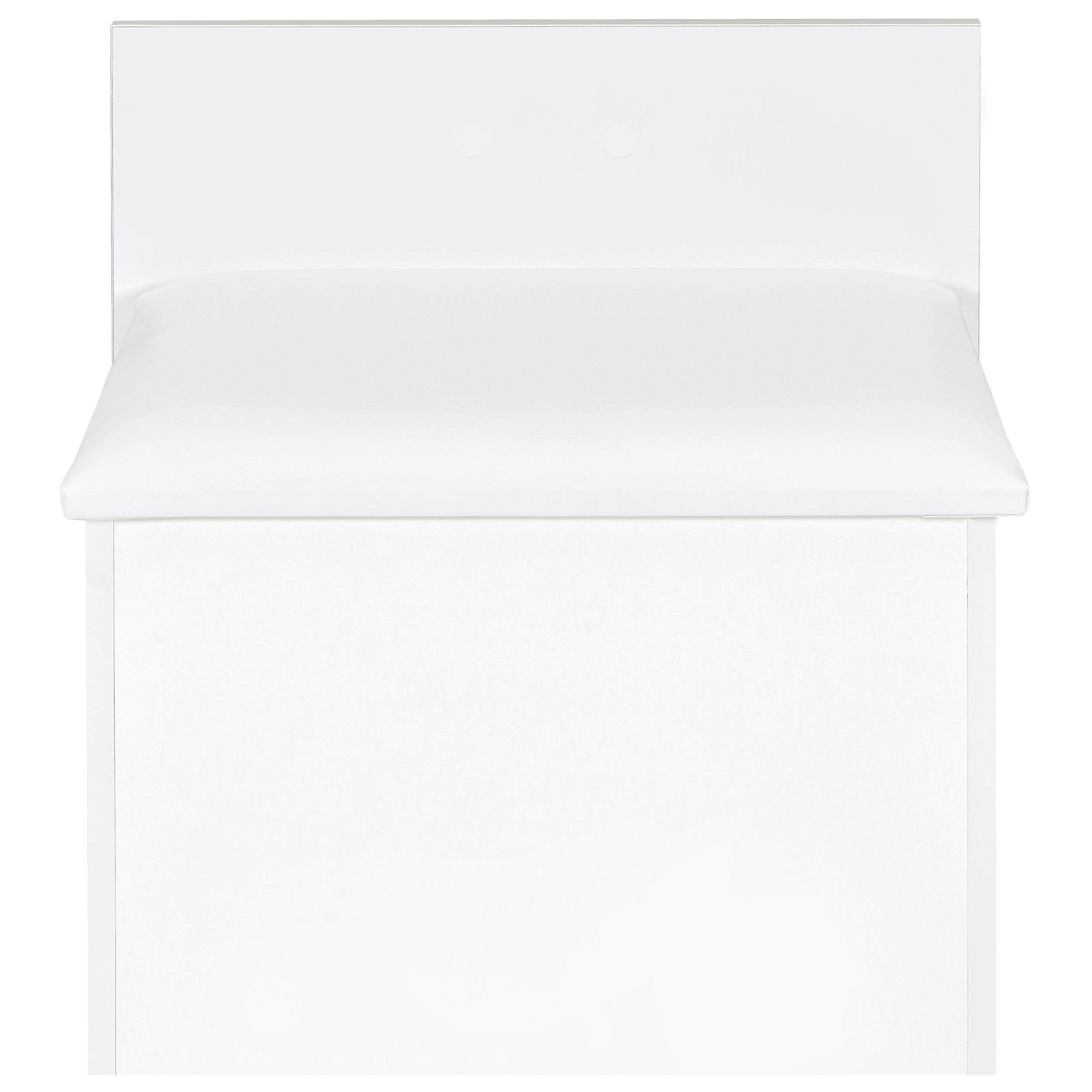 Danbury 3-drawer Makeup Vanity & Stool Set White High Gloss — view 13