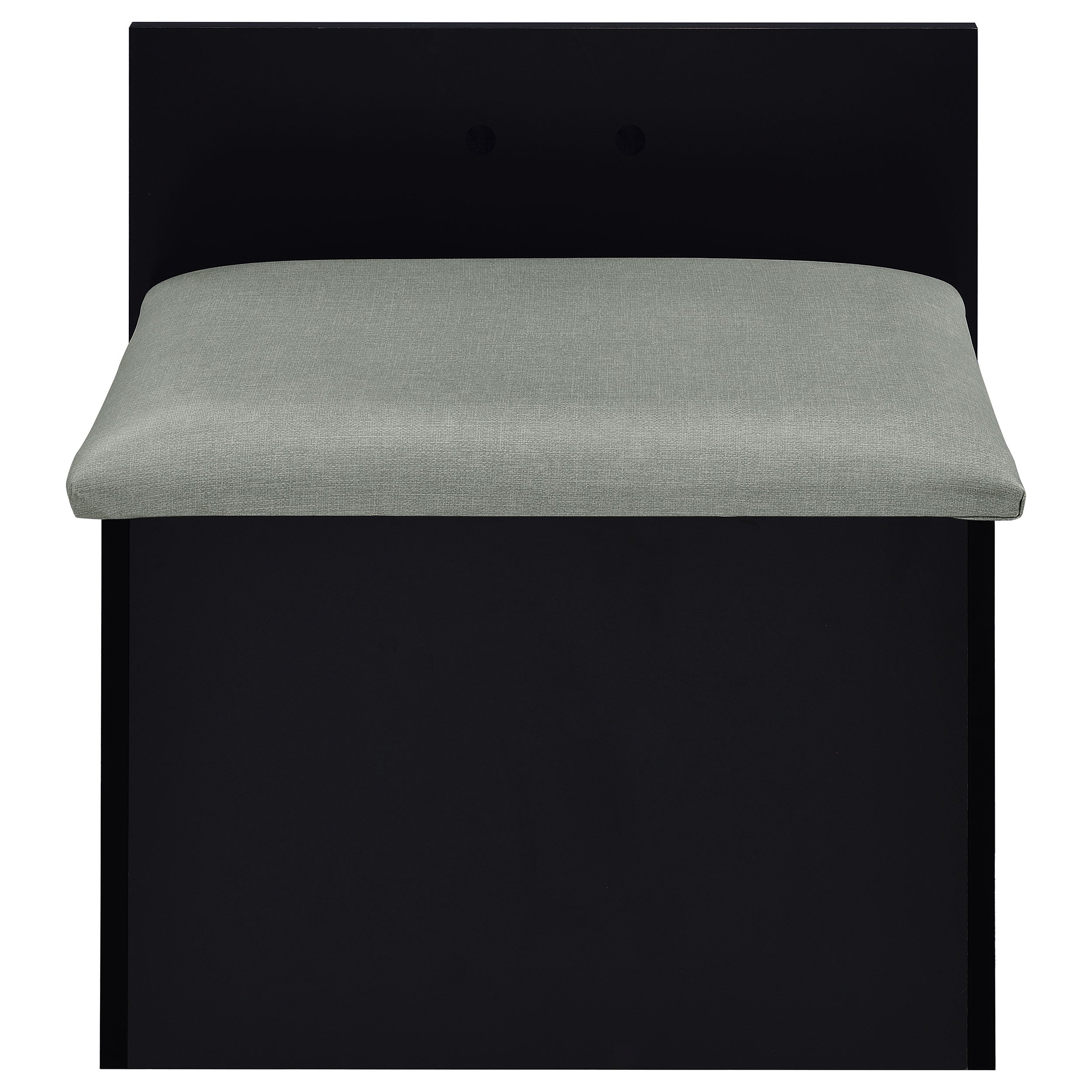 Danbury 3-drawer Makeup Vanity & Stool Set Black High Gloss — view 13