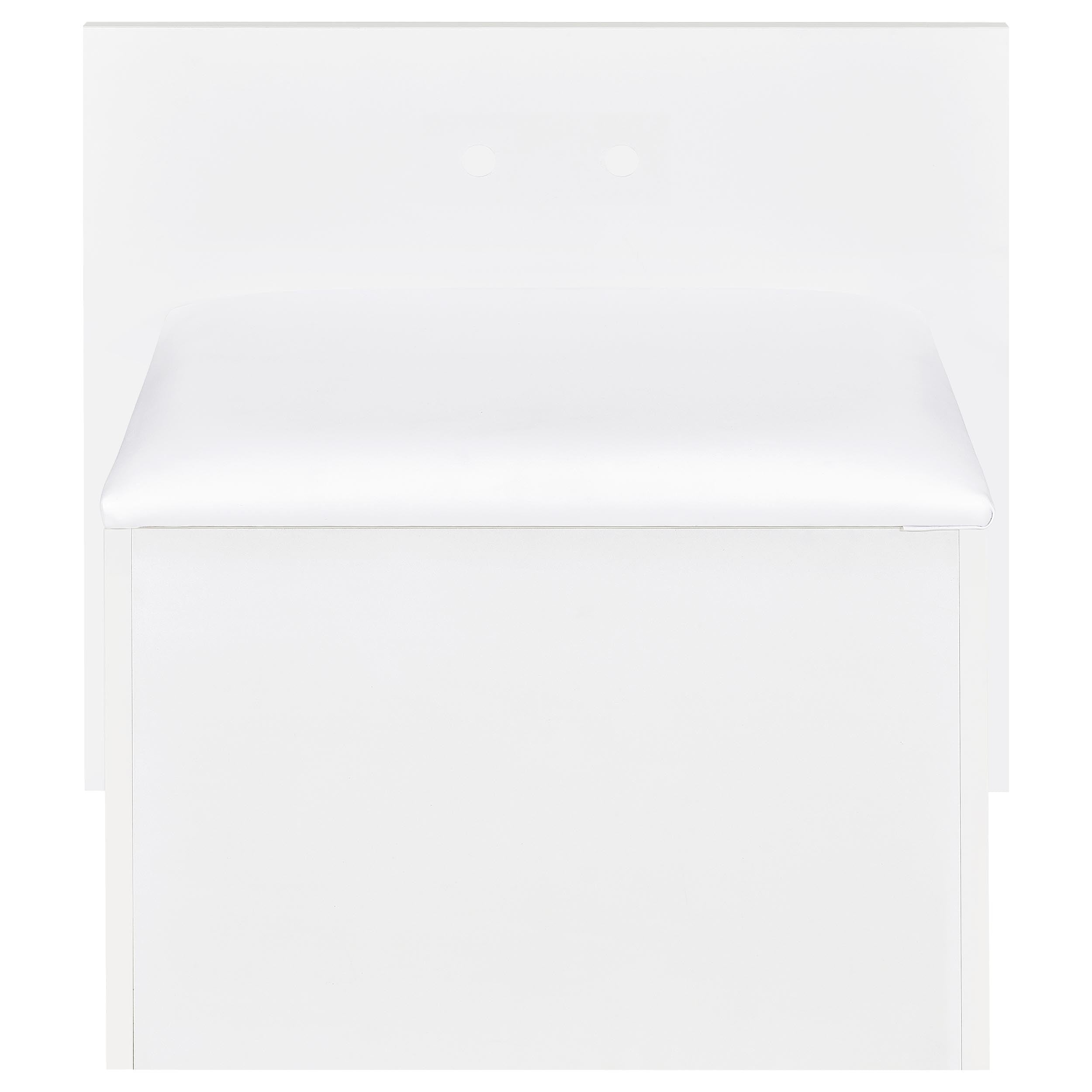 Flora 2-drawer Vanity Set with LED Mirror White High Gloss — view 14