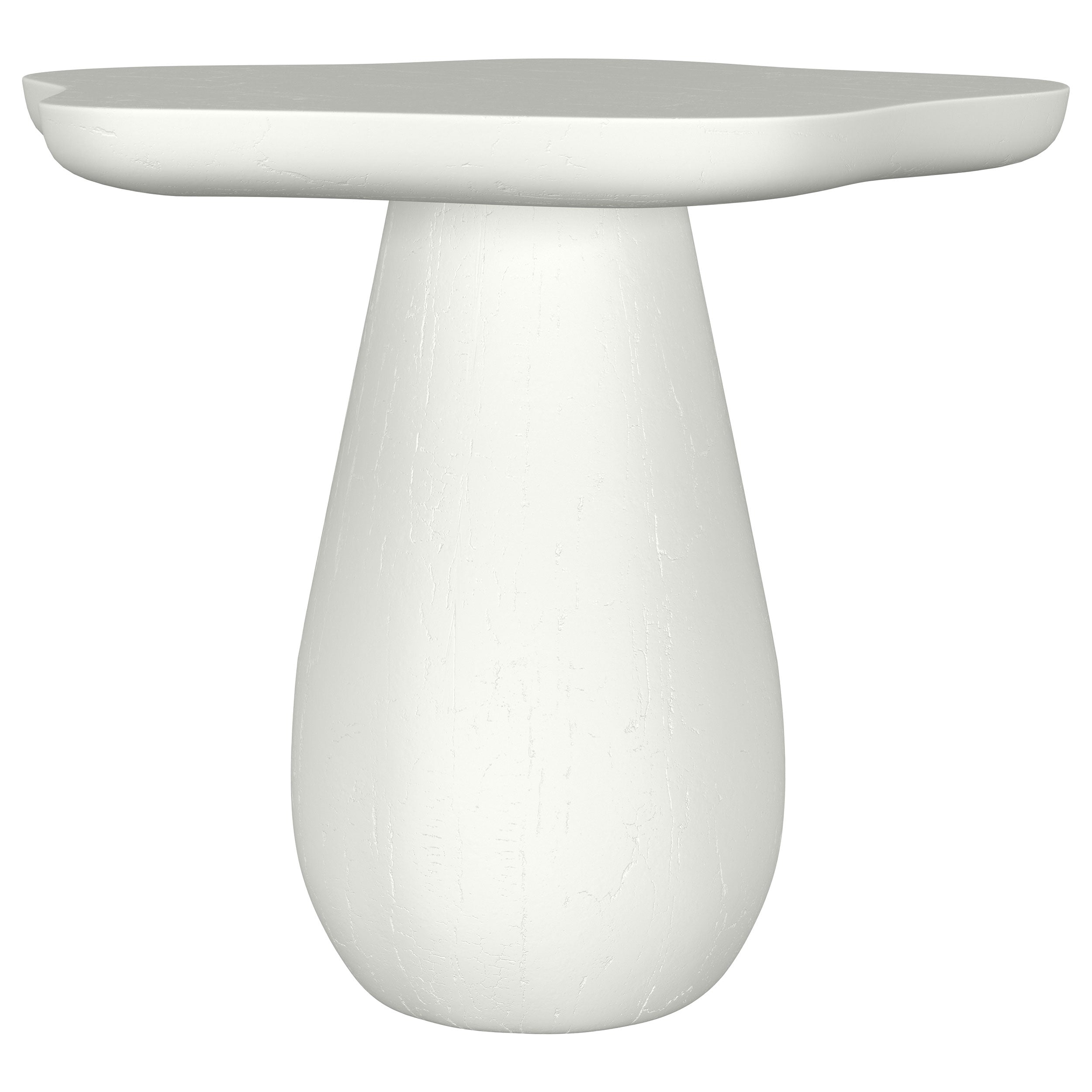 Perth 17-inch Side Table with Cloud-Shaped Top Off White — view 1