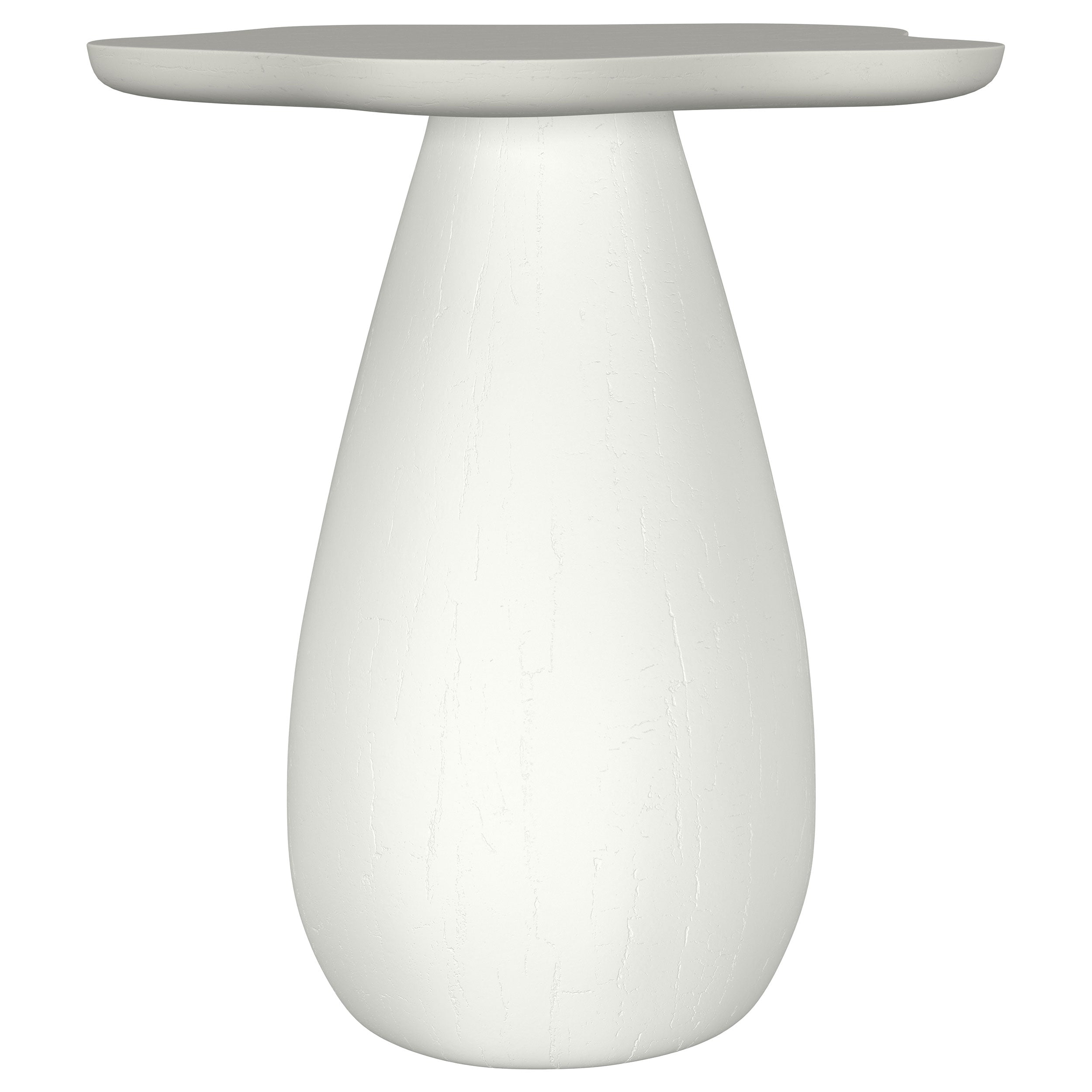 Perth 20-inch Side Table with Cloud-Shaped Top Off White — view 1