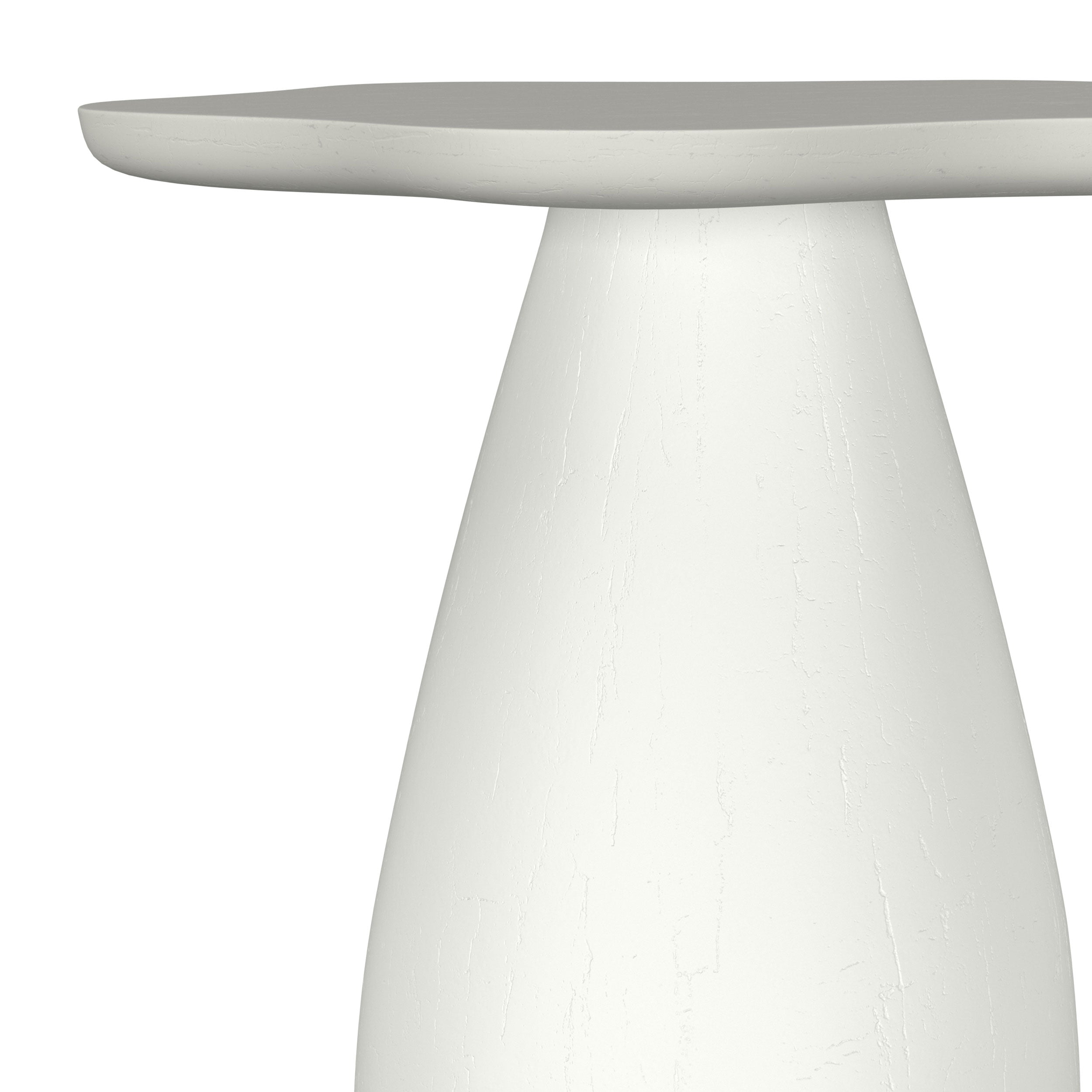 Perth 20-inch Side Table with Cloud-Shaped Top Off White — view 5