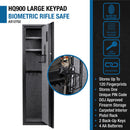 4.33 Cu Ft Biometric Keypad Rifle Safe - Black