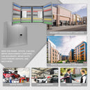 400 Keys Adjustable Key Lock Box With Digital Lock - Gray