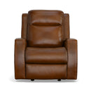 Mustang - Power Gliding Recliner With Power Headrest - Rust