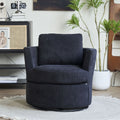 Swivel Barrel Chair, Comfy Round Accent Sofa Chair For Living Room, 360 Degree Swivel Barrel Club Chair, Leisure Arm Chair