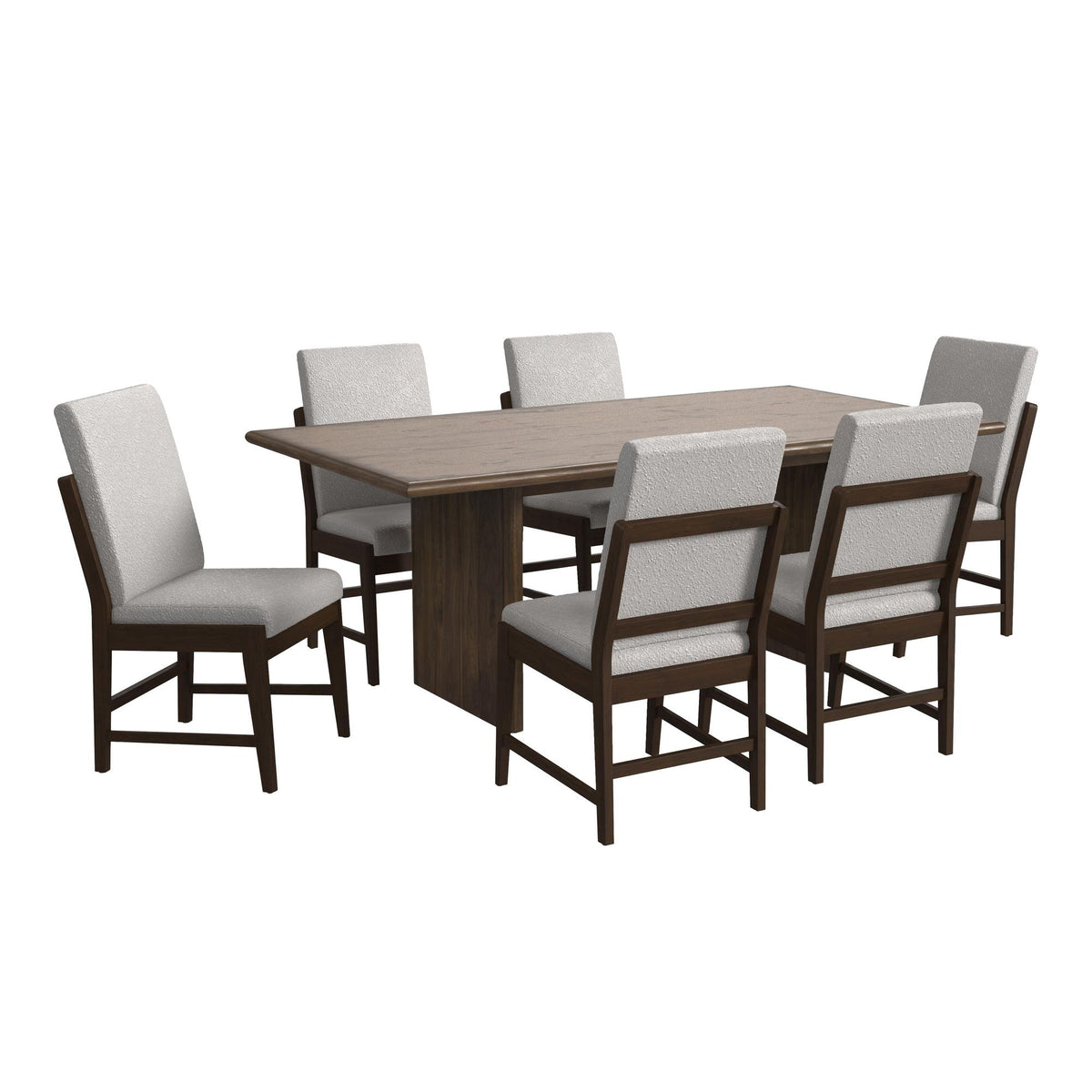 Brisbane Standard Height Dining Set in Dark Brown by Elements International, view 4