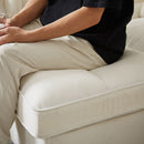 Modern U-Shaped Sectional Sofa Bed With Storage