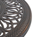 Phoebe - Outdoor Cast Bar Table - Black