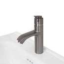 Modern Freestanding Bathroom Vanity With Ceramic Sink, Hot And Cold Faucet, Storage Cabinet & Open Shelf