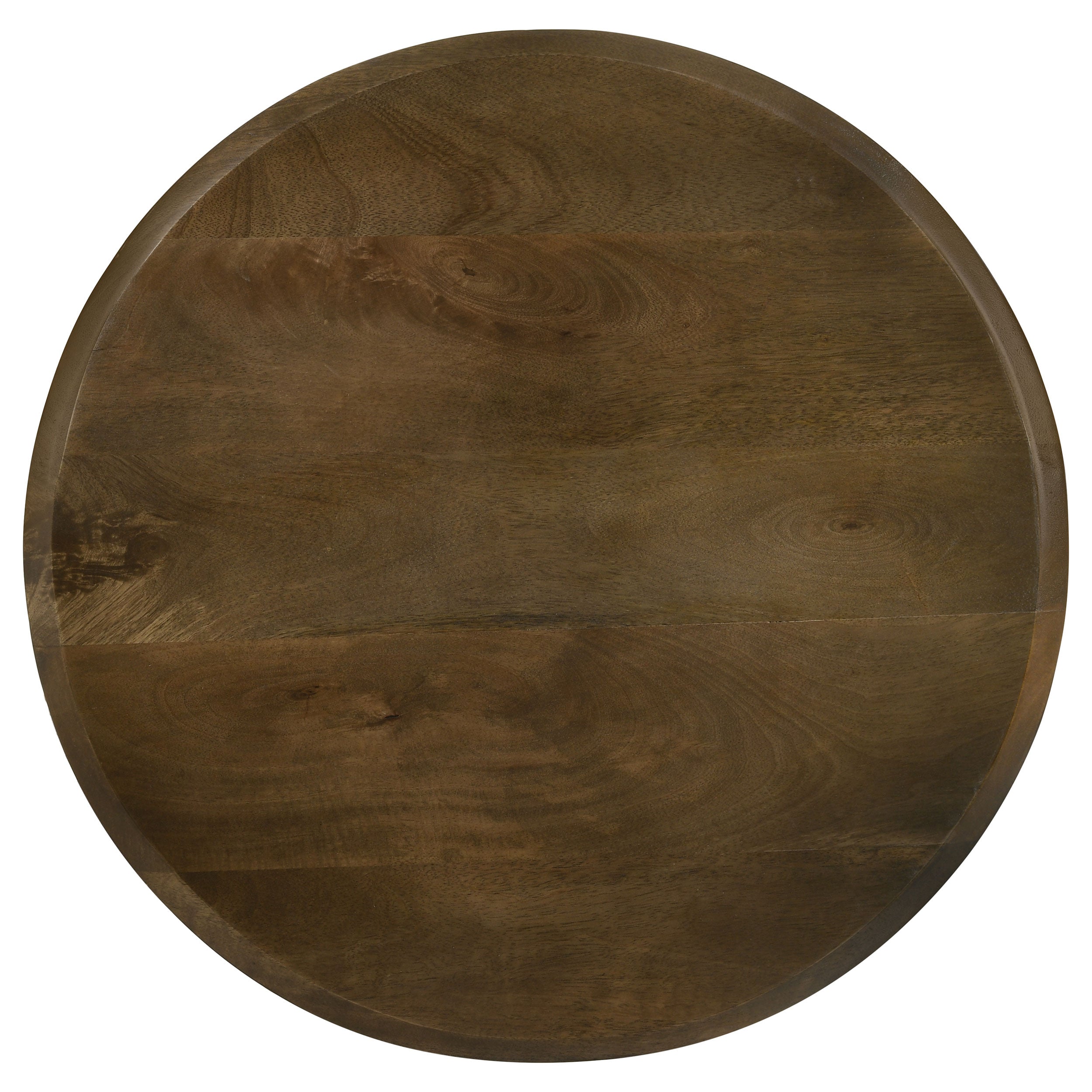 Deja 3-piece Round Nesting Table Set Natural and Gunmetal — view 7
