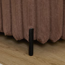 Flip Top Storage Bench With Metal Legs