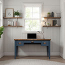 Nantucket - Writing Desk - Blue Denim, Whiskey