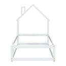 Wood Bed With House Shaped Headboard Floor Bed With Fences