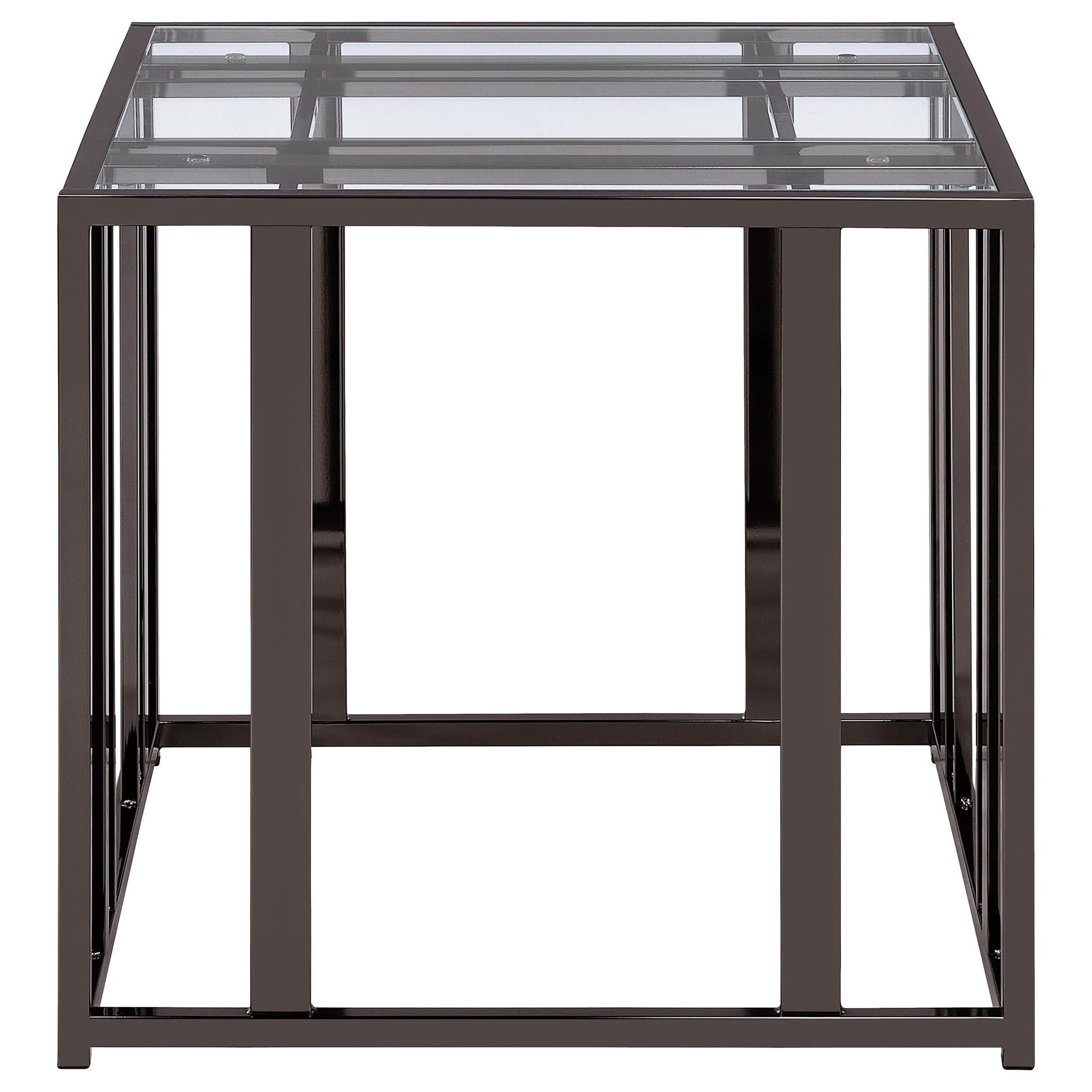 Adri 2-piece Coffee and End Table Set Black Nickel - Atlantic Fine Furniture Melbourne FL