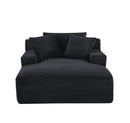 Cloudline - Oversized Chaise Lounge, Modern Comfy Couch With Full Foam Cushioning, Cozy Sleeper Sofabed