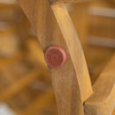 Outdoor Round Top Dining Table, Round Bistro Table - Teak