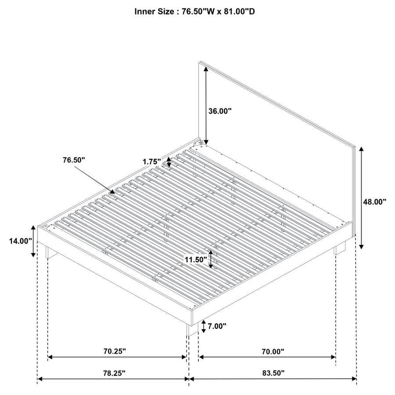 Glenwood - Platform Panel Bed