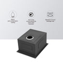 Laundry Workstation Undermount Utility Sink, Deep Single Bowl