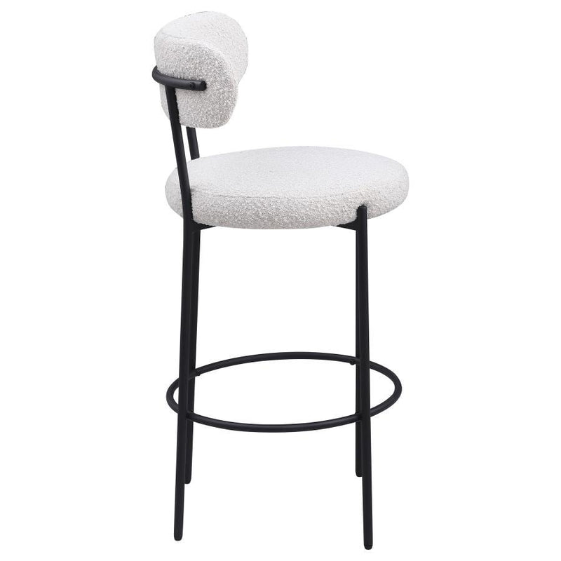 Viola - Boucle Upholstered Bar Stool (Set of 2)