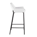 Daniella - Stylish Design Industrial Fixed Height Bar Stool (Set of 2)