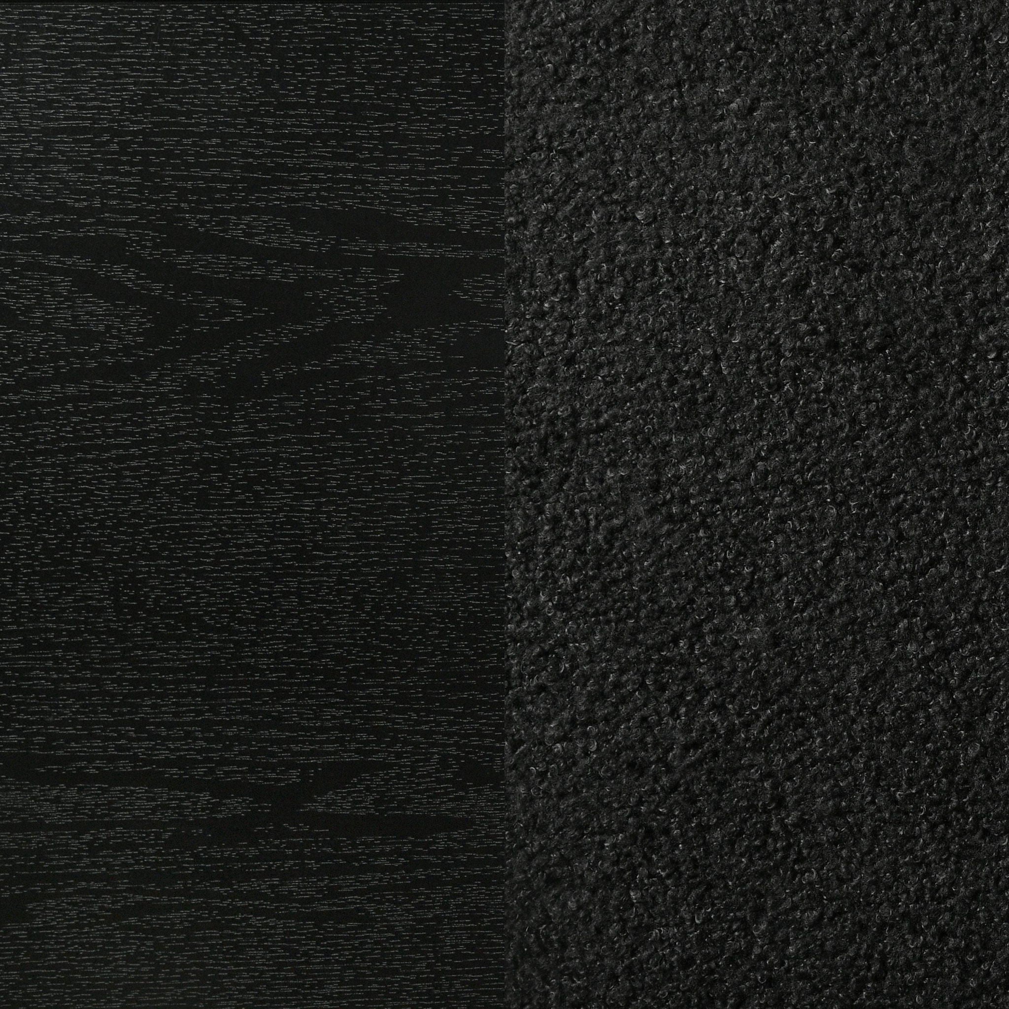 Miranda 54-inch Upholstered Eastern King Panel Bed Black