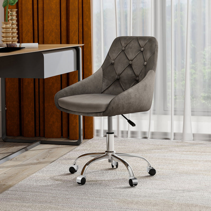 Adjustable And Space-Saving Chair With Golden Electroplated Legs