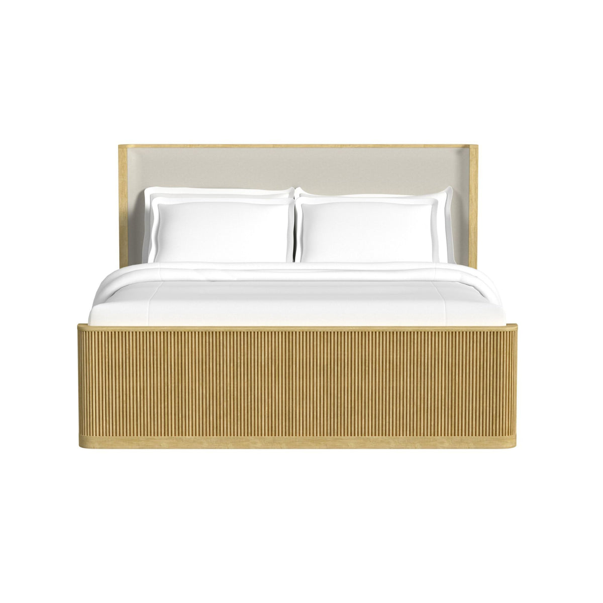 Sylvie Upholstered Bed in Dark Brown by Elements International, view 15
