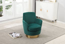 Teddy Swivel Barrel Chair, Swivel Accent Chairs Armchair For Living Room
